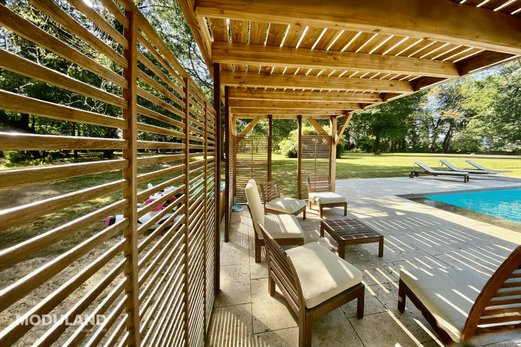 pergola bois BERGER JARDINS